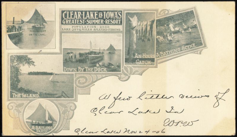 Clear Lake Iowa's Greatest Summer Resort Multi-View