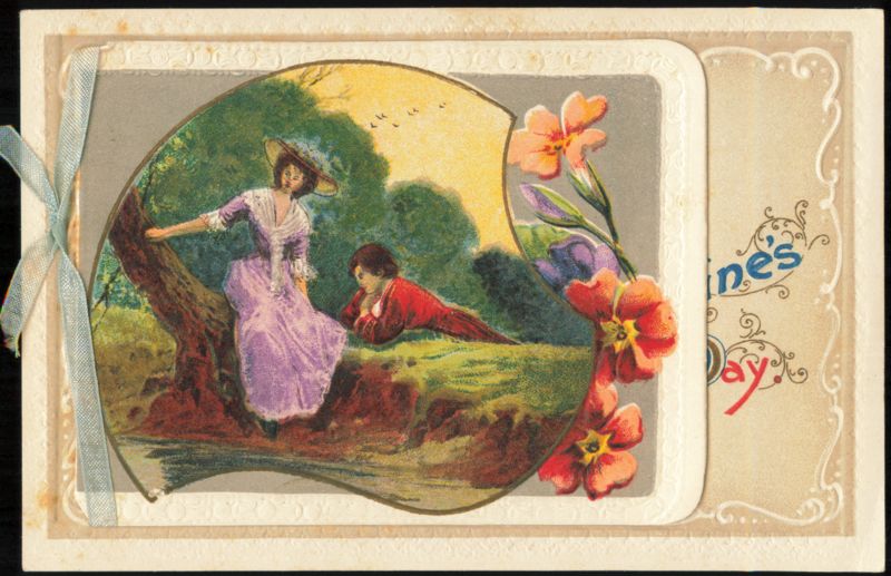 Valentine's Day Couple Sitting by a Tree Couples
