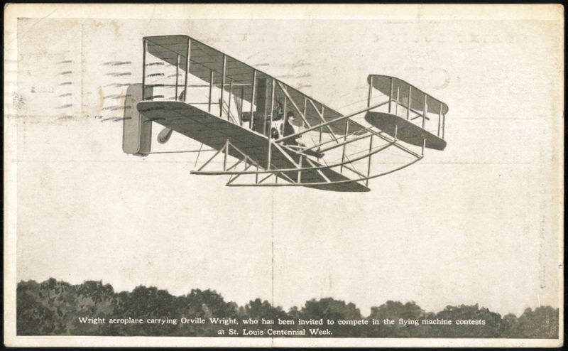 Orville Wright Flying Machine, St. Louis Centennial Week Missouri