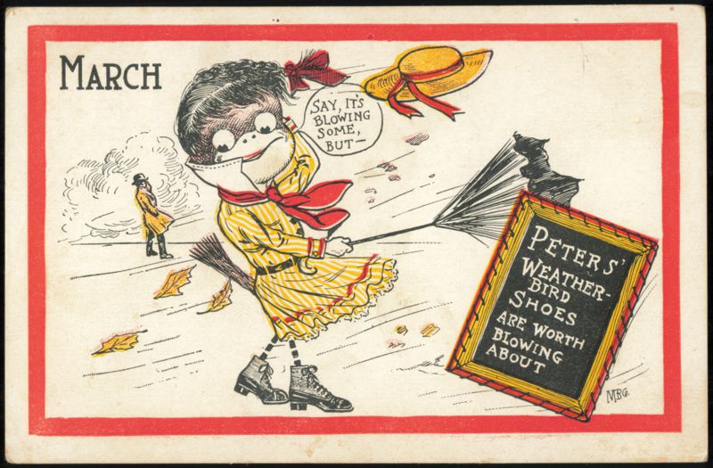 March Weatherbird Shoes Advertising Illustration St. Louis Missouri