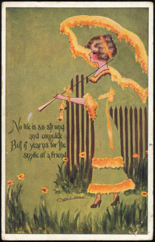 Woman with Parasol, No Life is So Strong and Complete St. Joseph Missouri