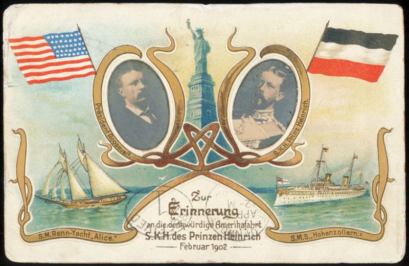 Prince Heinrich of Prussia and President Theodore Roosevelt