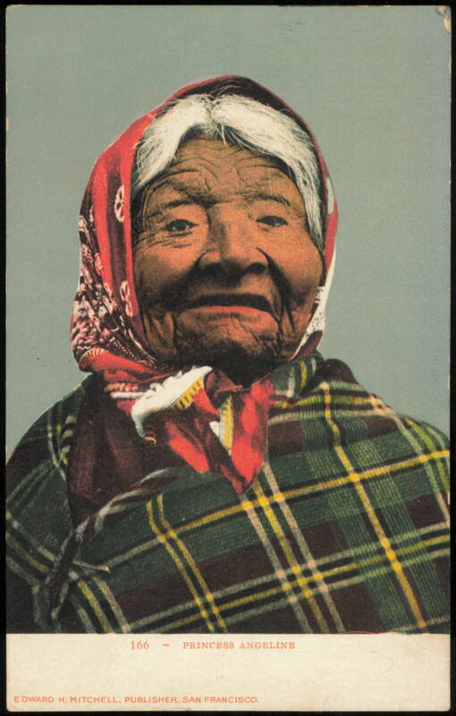 Princess Angeline, Native American Portrait Native Americana