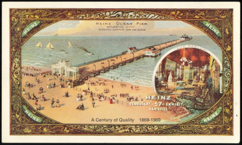 Heinz Ocean Pier, Atlantic City, New Jersey Advertising