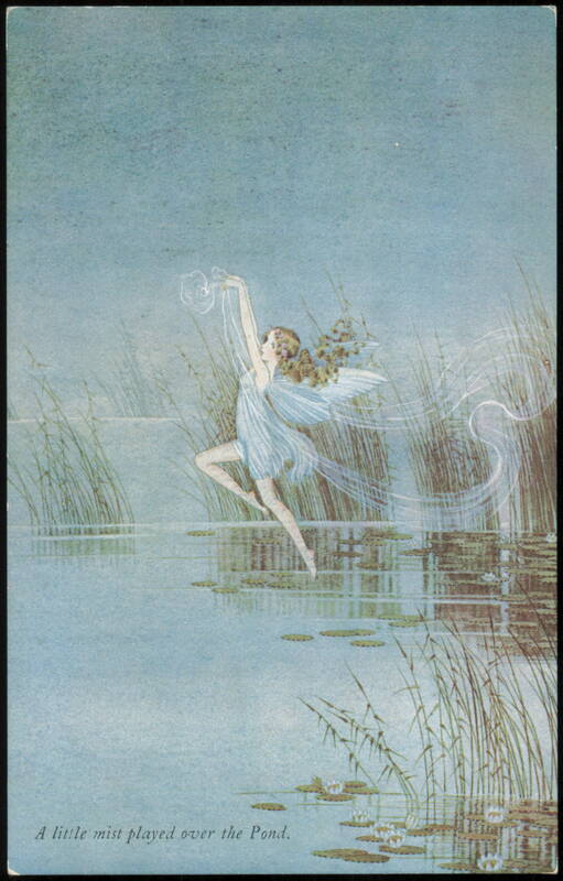 Fairy Playing Over the Pond by Ida Rentoul Outhwaite