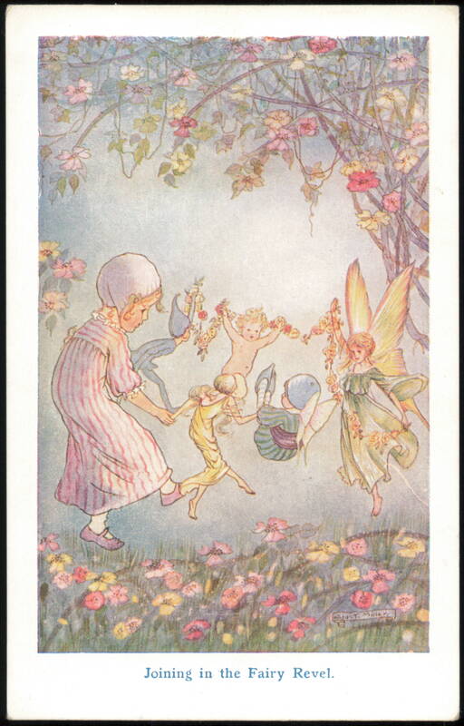 Joining in the Fairy Revel Illustration Millicent Sowerby