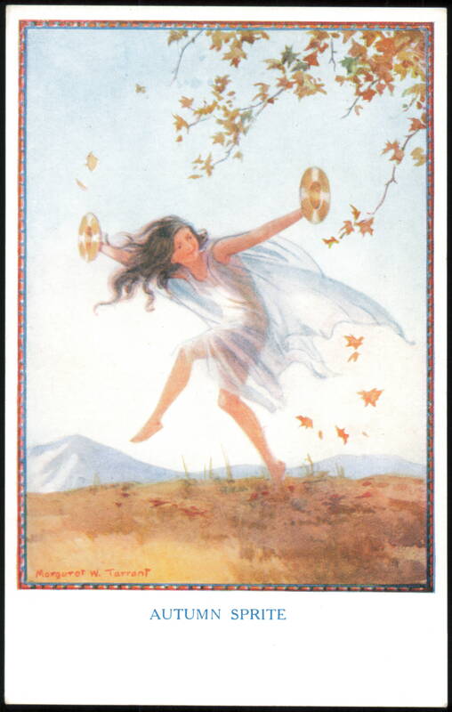 Autumn Sprite Fairy Illustration by Margaret W. Tarrant