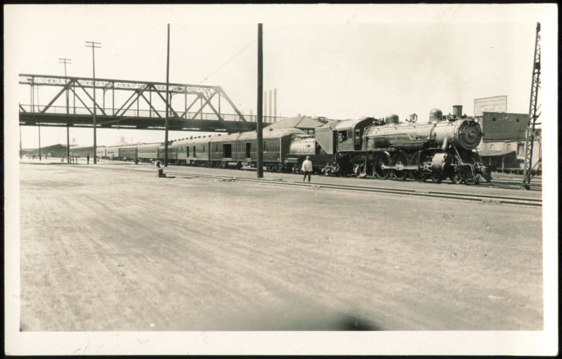 Locomotive 126 Leaving Denver, Colorado Locomotives