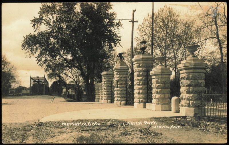 Memorial Gate at Forest Park