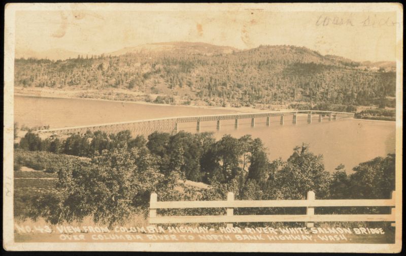Hood River-White Salmon Bridge over Columbia River