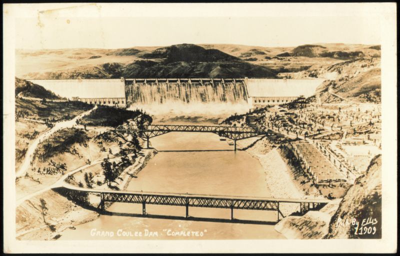 Grand Coulee Dam Completed View