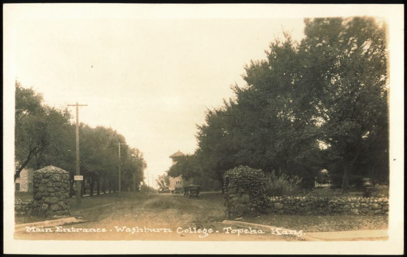 Main Entrance, Washburn College, Topeka, Kansas