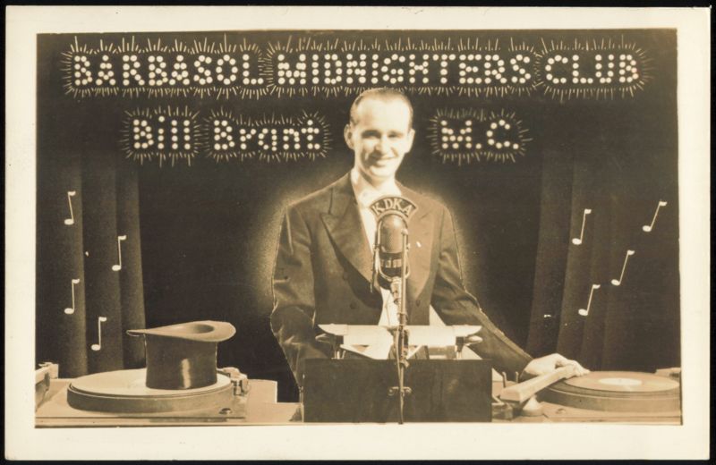 Barbasol Midnighters Club Bill Brant KDKA Radio Host Pittsburgh Pennsylvania