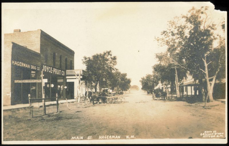 Main Street Scene, Hagerman, New Mexico