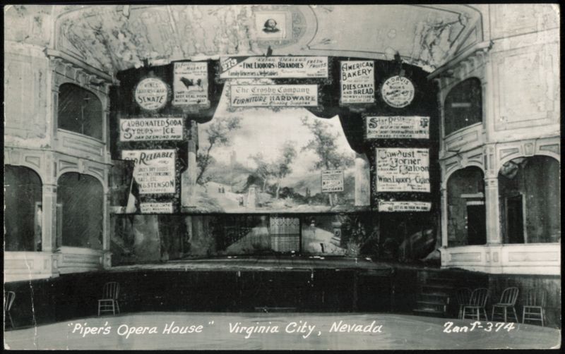Piper's Opera House Interior, Virginia City, Nevada