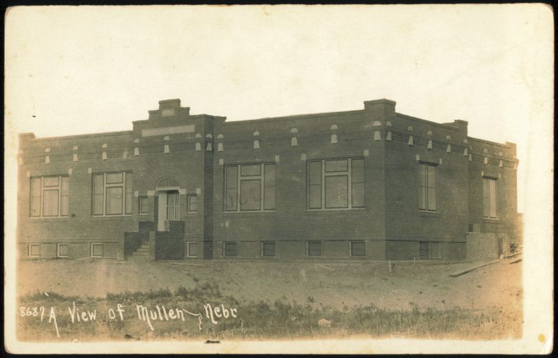 Mullen Nebraska Brick Building