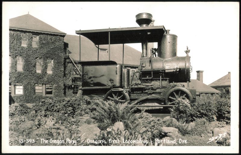 The Oregon Pony, Oregon's First Locomotive Portland