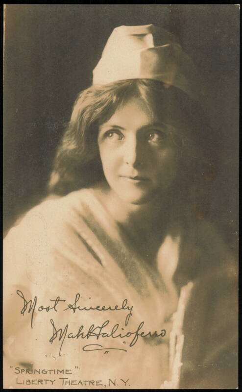 Maude Taliaferro in Springtime at Liberty Theatre, N.Y.