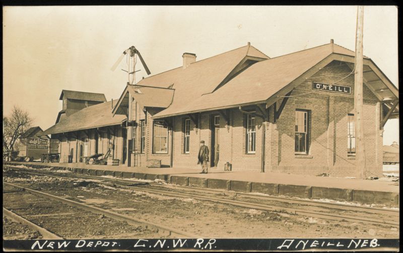 New Depot, C.N.W. R.R., O'Neill, Nebraska