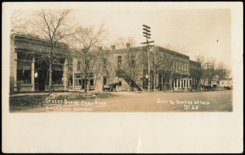 Street Scene in Peru, Nebraska