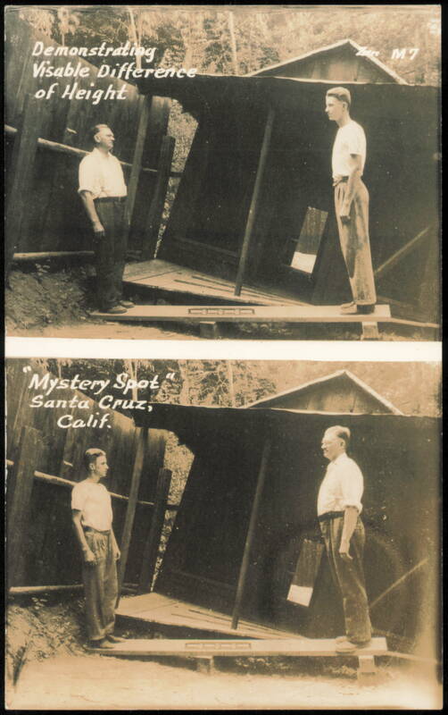 Mystery Spot Santa Cruz Height Difference Demonstration
