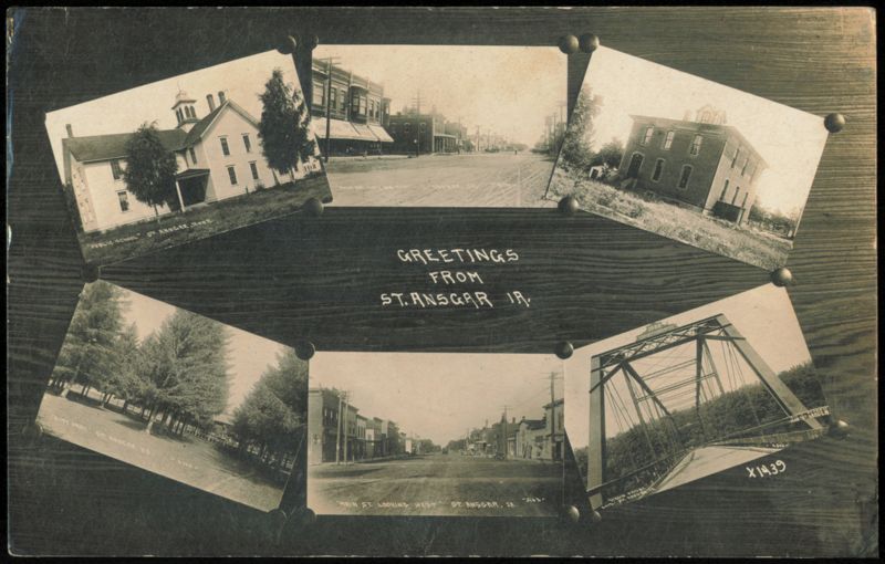 Greetings from St. Ansgar, Iowa Multi-View