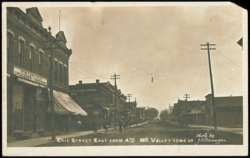 Erie Street East from 4th, Missouri Valley, Iowa