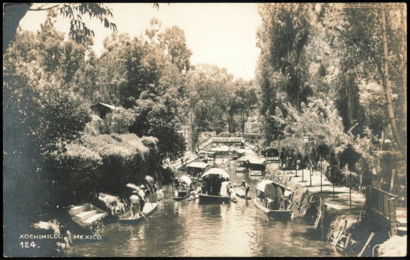 Canals and Trajineras in Xochimilco Mexico