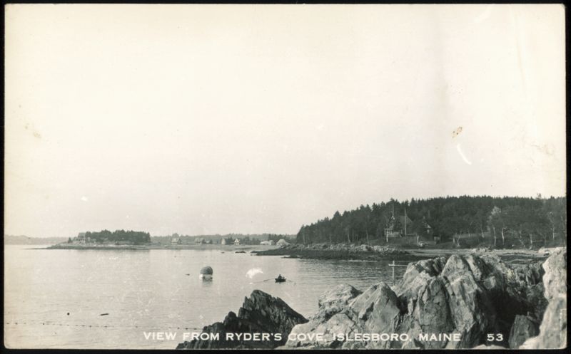 View from Ryder's Cove, Islesboro, Maine
