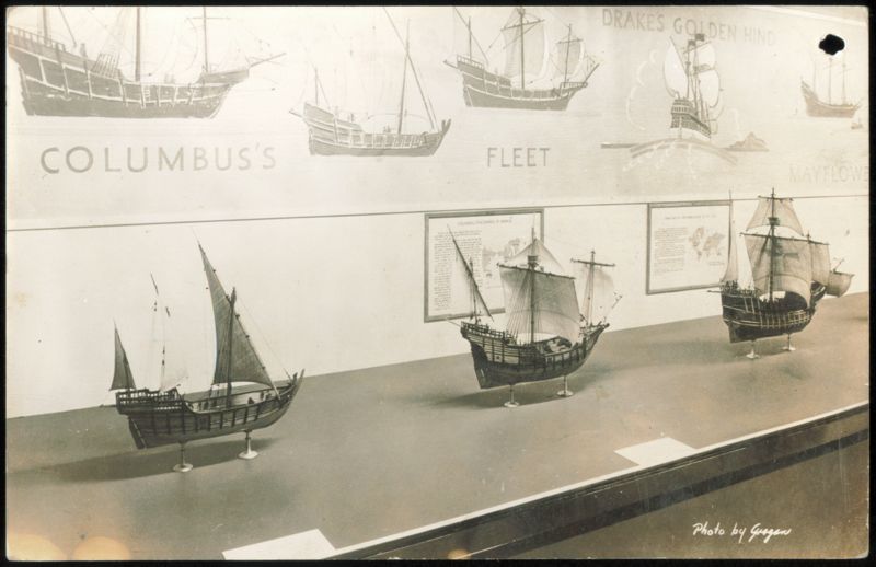 Columbus's Fleet 1:48 Scale Models, Museum of Science Chicago Illinois
