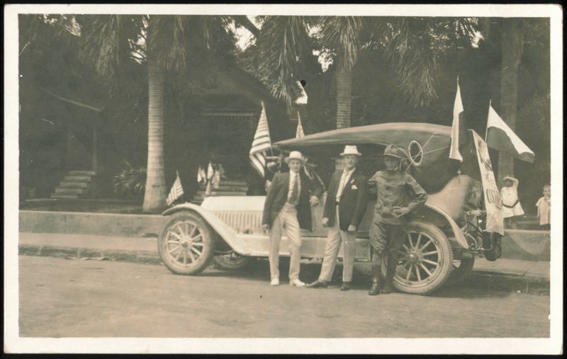 Bohemian-American Contingent at Mid-Pacific Carnival Honolulu Hawaii