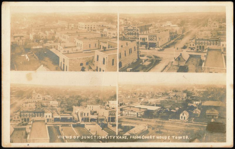 Views of Junction City, Kansas from Court House Tower