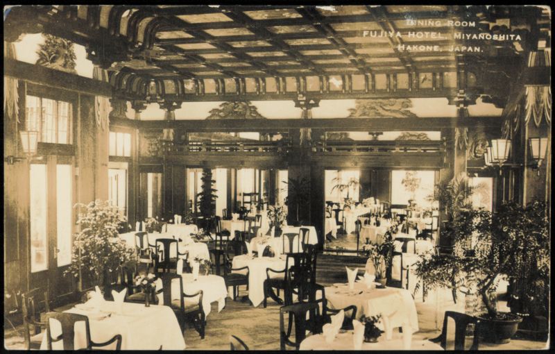 Dining Room, Fujiya Hotel, Miyanoshita, Hakone, Japan