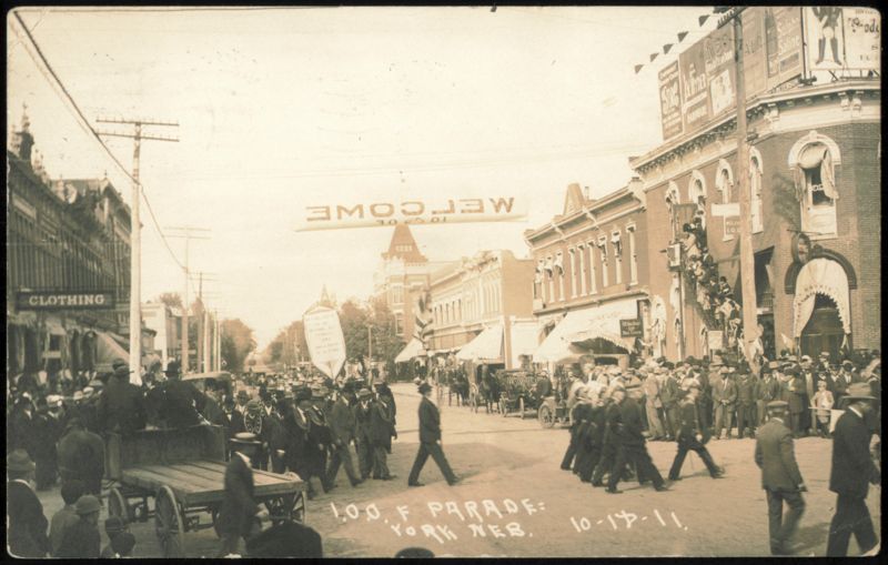 I.O.O.F. Parade, York, Nebraska, 1911