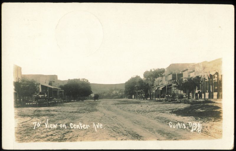View on Center Avenue, Curtis, Nebraska