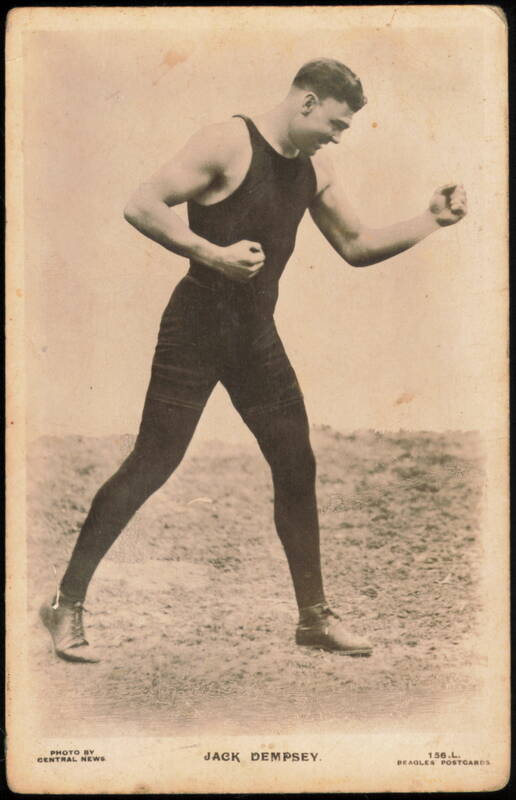 Jack Dempsey Boxing Portrait