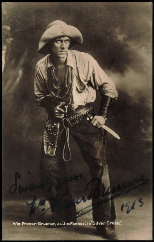 Autographed William Fraser Brunner as Jim Fenner in Silver Creek