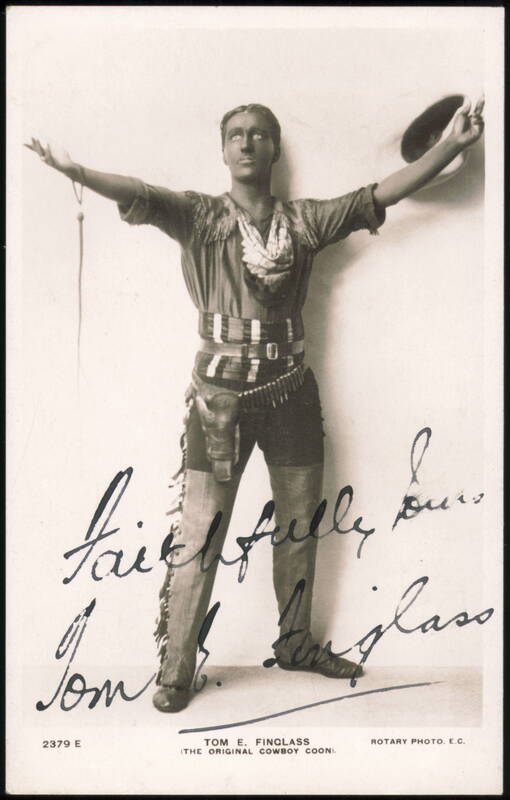 Autographed Tom E. Finglass, The Original Cowboy Coon