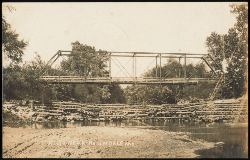 River Bridge Near Rosendale, Missouri