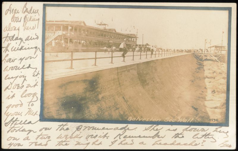 Galveston Sea Wall and Promenade