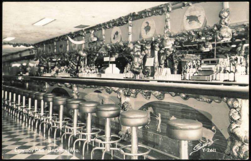 Cowboy Bar Interior, Jackson, Wyoming