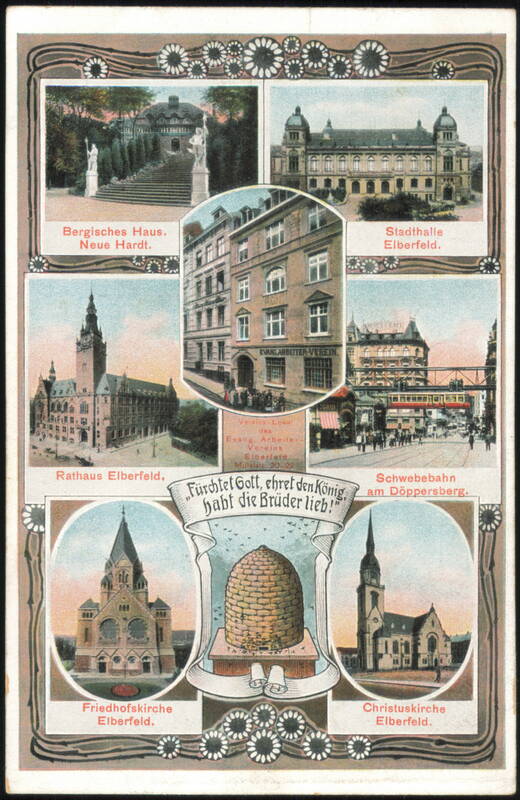 Evangelical Workers Association Jubilee, Elberfeld 1910 Germany