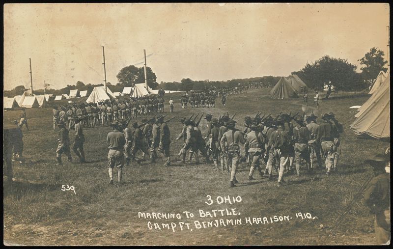 3rd Ohio Infantry Marching to Battle, Camp Ft. Benjamin Harrison Indianapolis