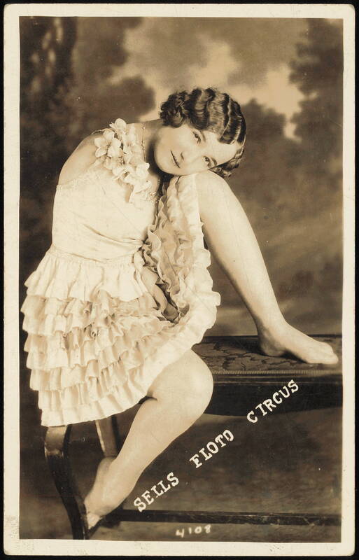 Frances O'Connor, Armless Wonder, Sells Floto Circus