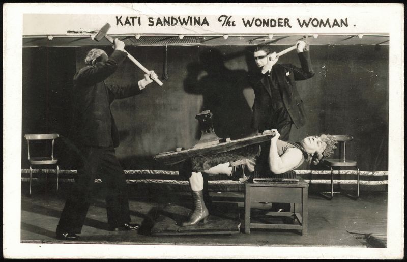 Kati Sandwina The Wonder Woman Strongwoman Sideshow Performance