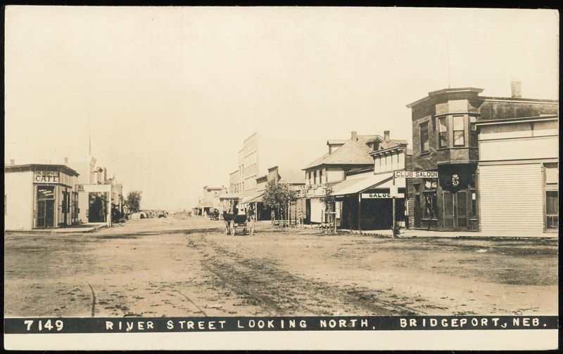 River Street Looking North, Bridgeport, Nebraska
