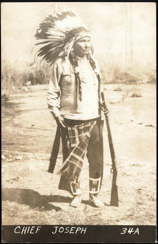 Chief Joseph Native American Leader Portrait Native Americana