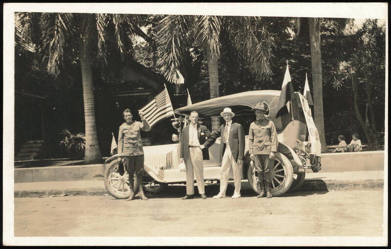 Bohemian-American Contingent at Mid-Pacific Carnival Honolulu Hawaii