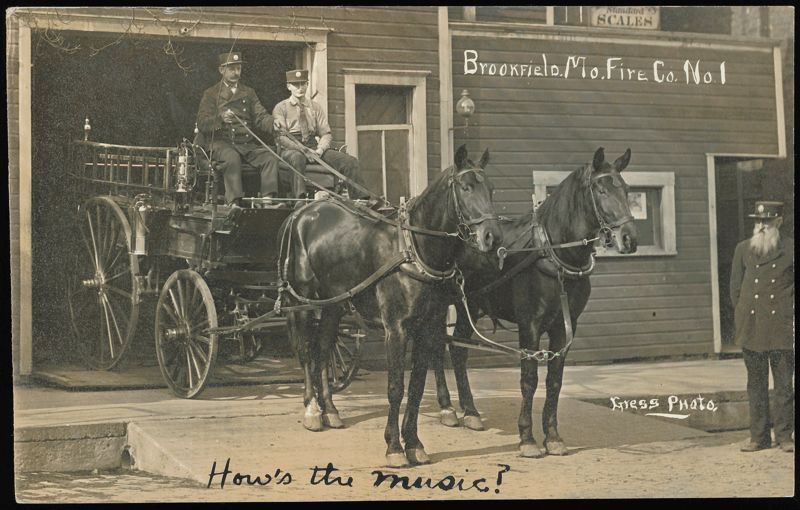 Brookfield, Missouri Fire Company No. 1 Horse-Drawn Engine