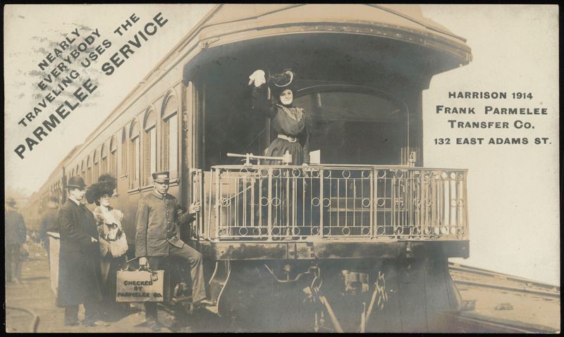 Frank Parmelee Transfer Co. Baggage Service, Chicago Illinois